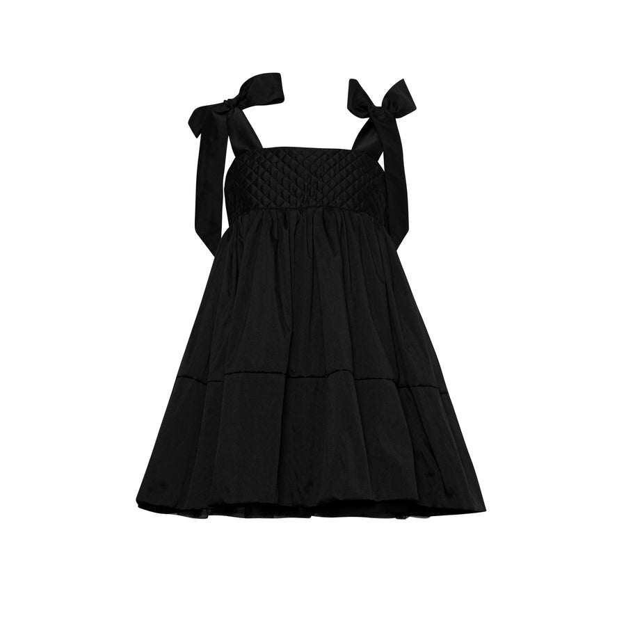 Signature Dolly Mini Dress in Black by Australian fashion label House of Campbell.