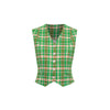 The Verdant Tailored Vest in Apple Green Check by House of Campbell.