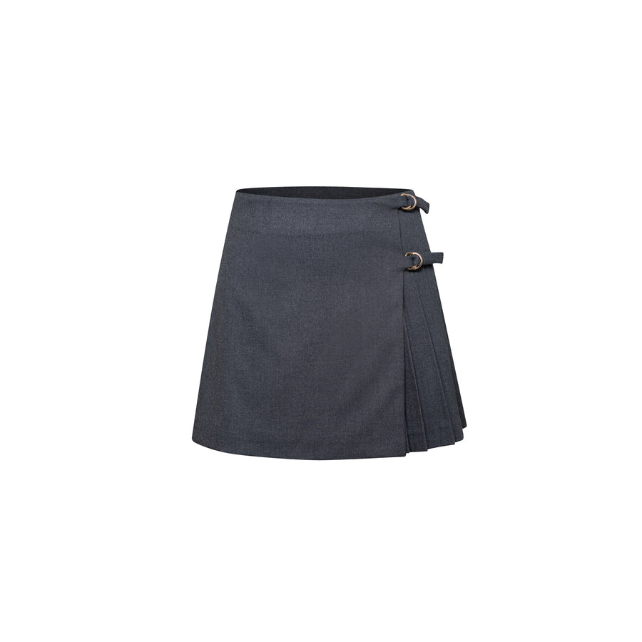 Acme Grey Pleated Mini Skirt by House of Campbell.