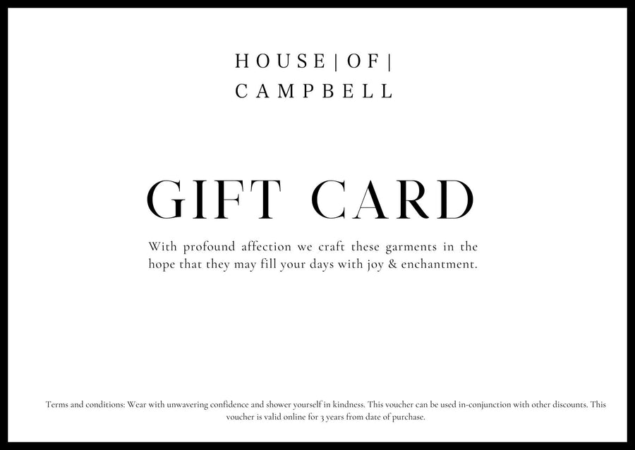 House of Campbell Gift Card